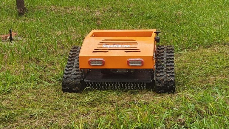 affordable low price wireless radio control mowing robot for sale