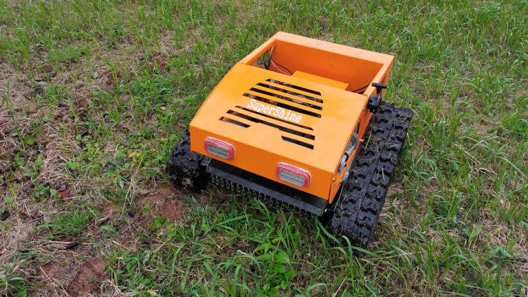 factory direct sales remotely controlled brush mower in China