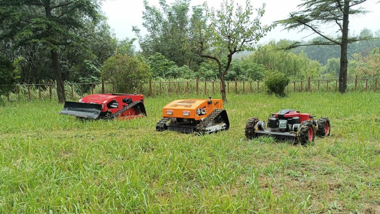 China made remote control hillside mower low price for sale, chinese best slope cutter