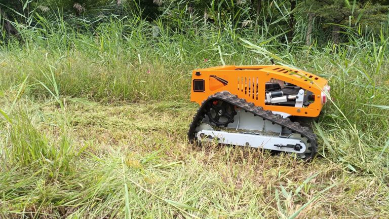 China made remote control brush mower low price for sale, chinese best remote control slope mower