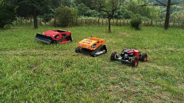 tracked remote control lawn mower China manufacturer factory supplier wholesaler