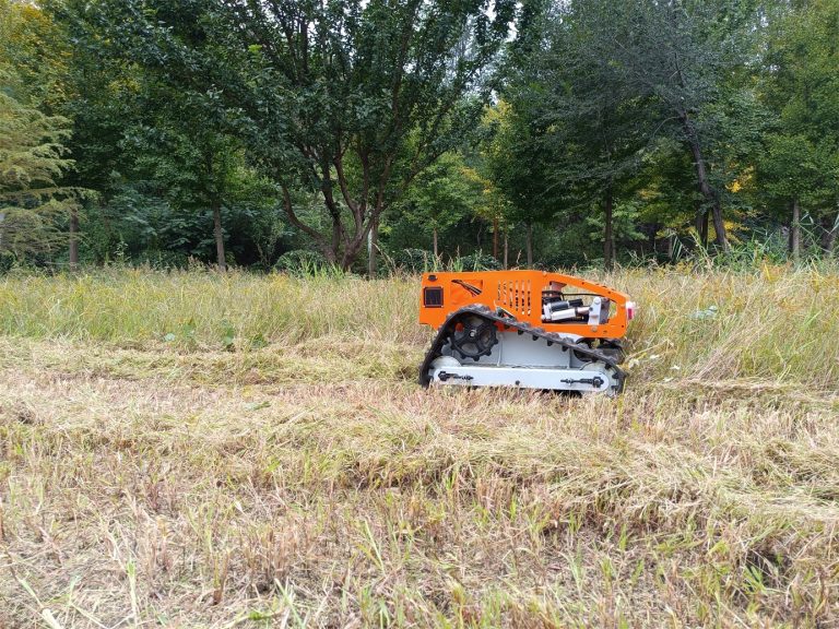 China made gasoline slope mower cost low price for sale, chinese best remote control brush cutter