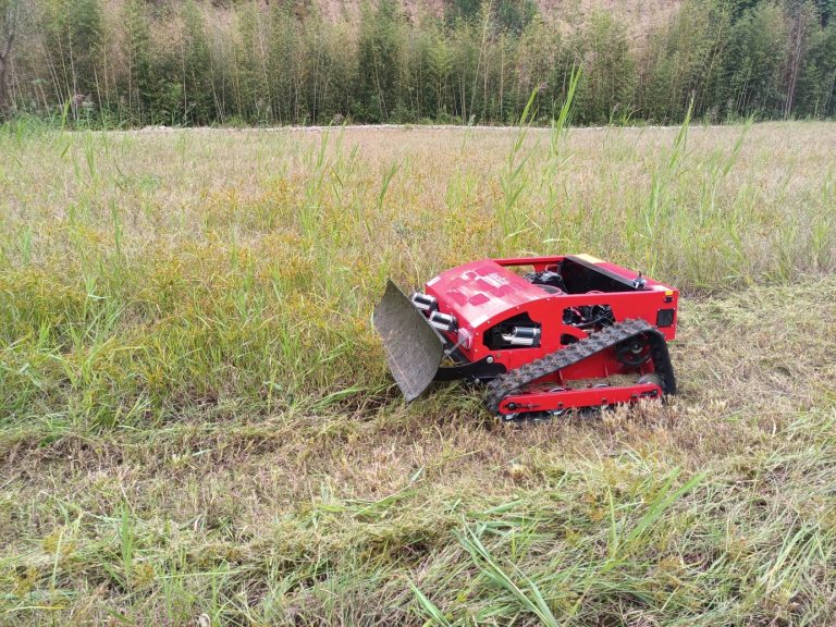 China made slope mower low price for sale, chinese best robotic slope mower