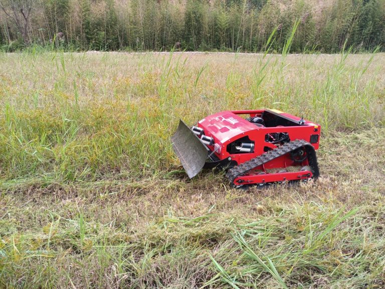 gasoline engine 550mm cutting width 200 meters long distance control robotic remote control mower