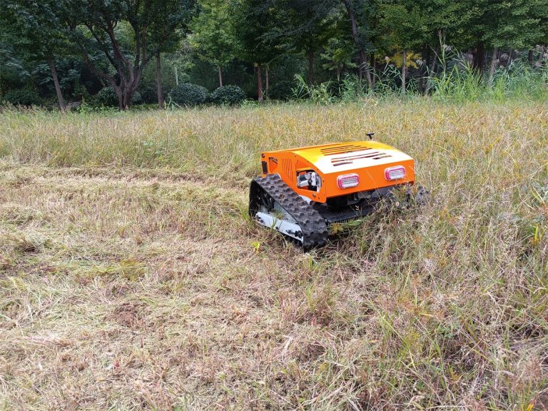 China made remote slope mower low price for sale, chinese best remote control hillside mower