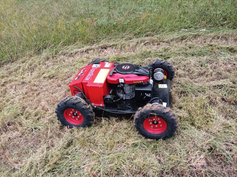 China made remote control slope mower low price for sale, chinese best remote controlled lawn mower