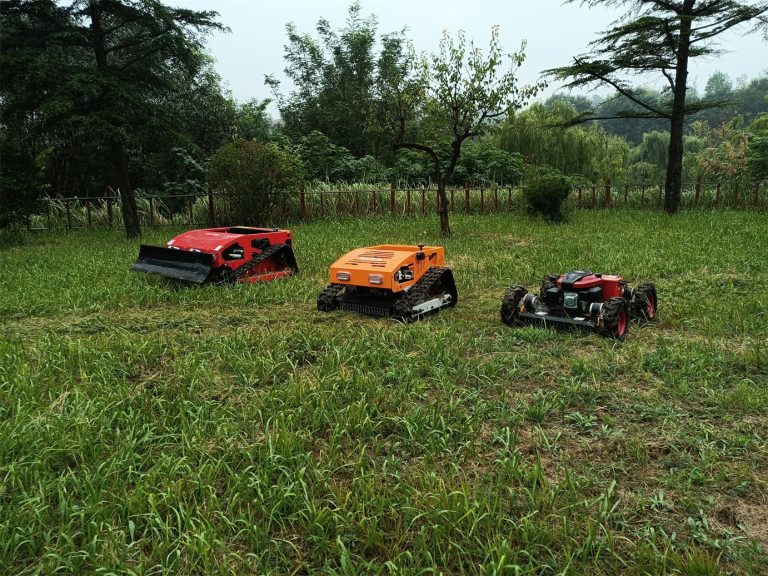 gasoline engine electric traction travel motor speed of travel 6km/h RC brush mower