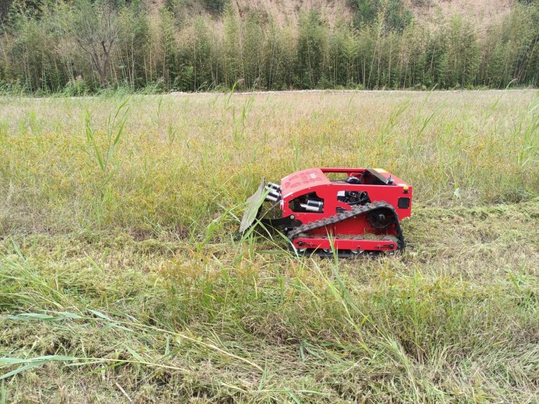 China made grass cutting machine low price for sale, chinese best remote control slope mower price