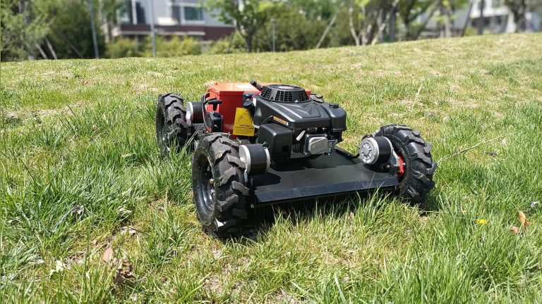 China made bush remote control low price for sale, chinese best remote slope mower