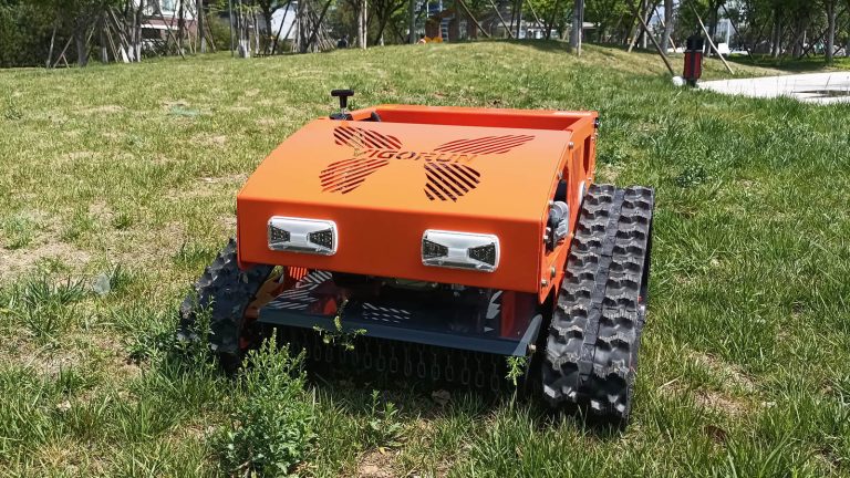 CE EPA approved gasoline engine brushless walking motor wireless robot mower