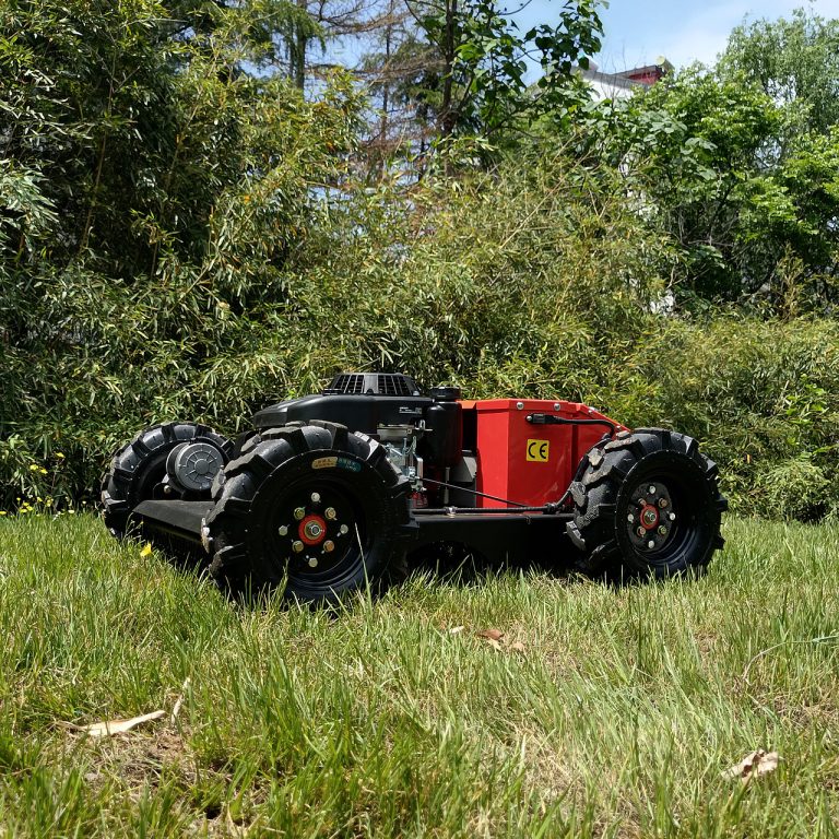 factory direct low wholesale price China wildfire prevention wireless radio control lawn mower robot