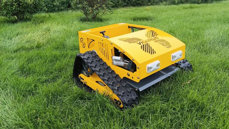 China made remote control slope mower low price for sale, chinese best remote control hillside mower