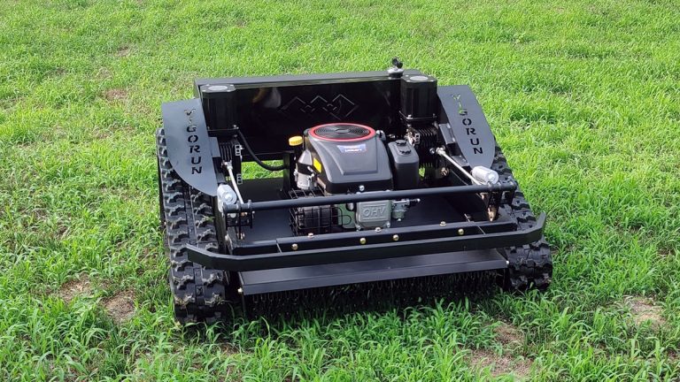 China made wireless robot mower low price for sale, chinese best remote control lawn mower price