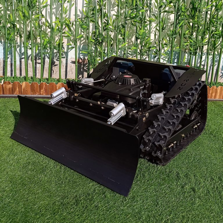 China made remote control lawn mower low price for sale, chinese best remote control tracked mower
