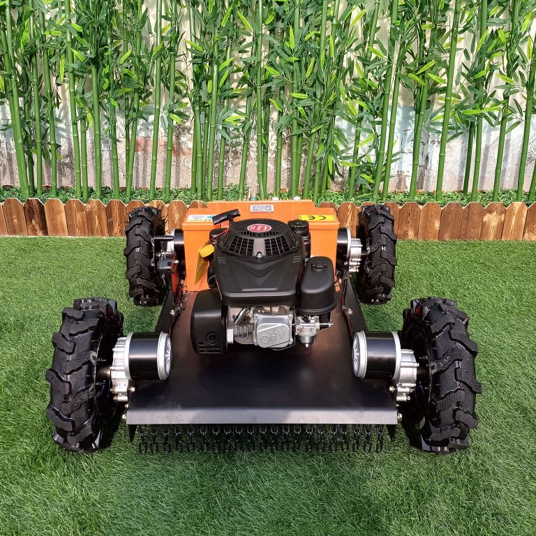 China made track mower low price for sale, chinese best remote control mower with tracks