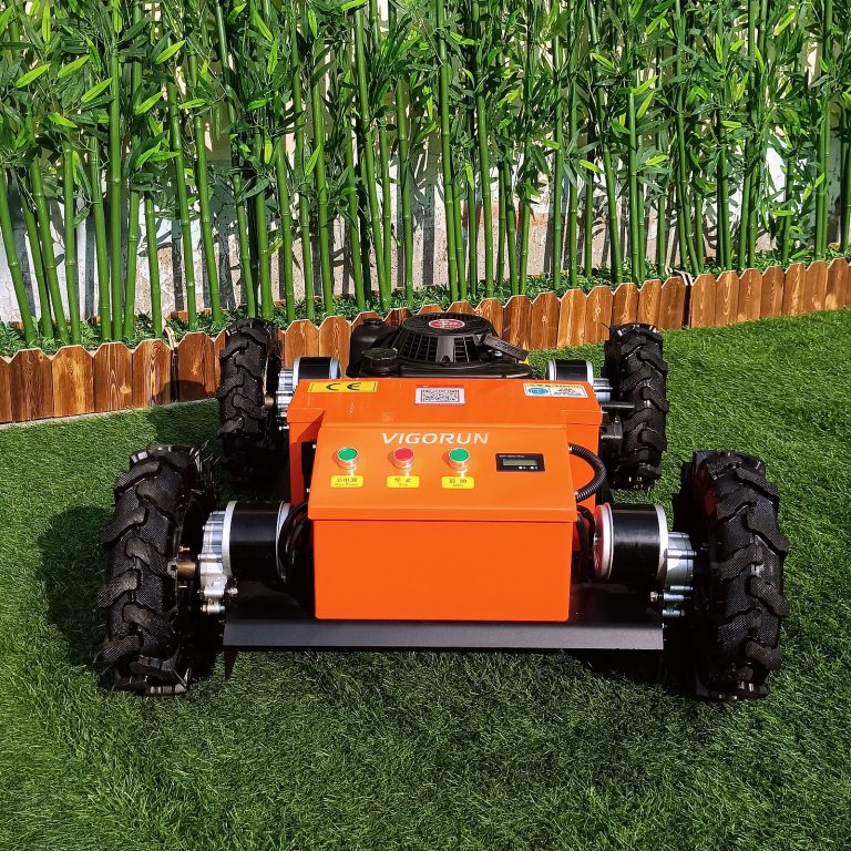 best quality remote control tracked lawn mower made in China