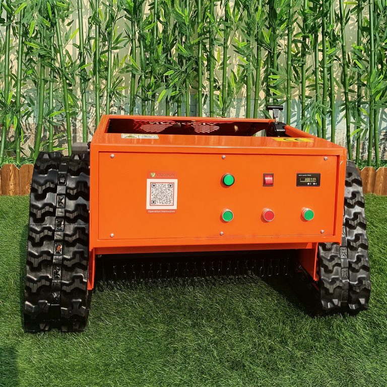 factory direct sales low wholesale price China villa lawn remote mower on tracks