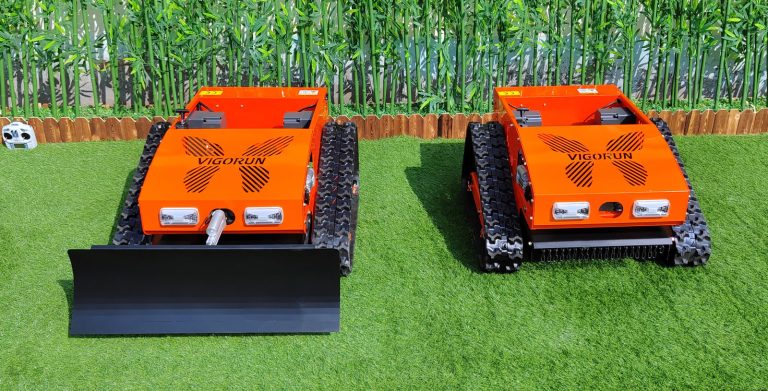 factory direct sales low wholesale price China mountain slope remote control brush cutter on tracks