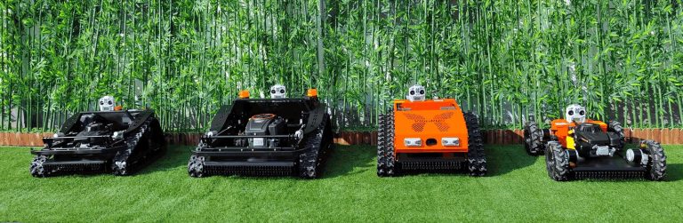 best quality RC tracked robot mower made in China