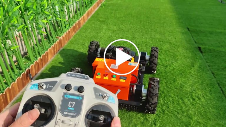 How To Use Wheel Radio Controlled Grass Cutter (VTW550-90 With Electric Start)