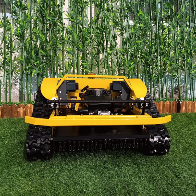 China made track mower low price for sale, chinese best lawn mower robot