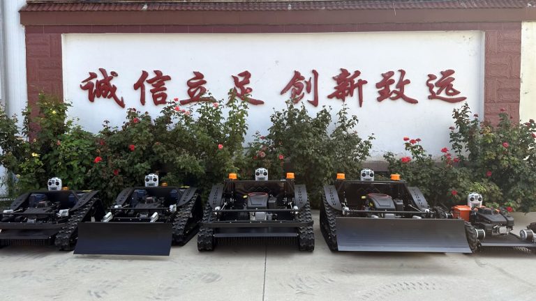 China made remote control mower on tracks low price for sale, chinese best bush mower remote control