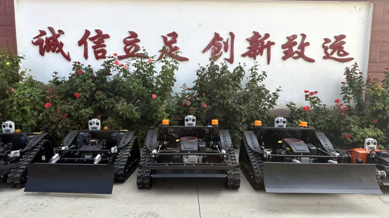 best quality remote control robot mower slope made in China