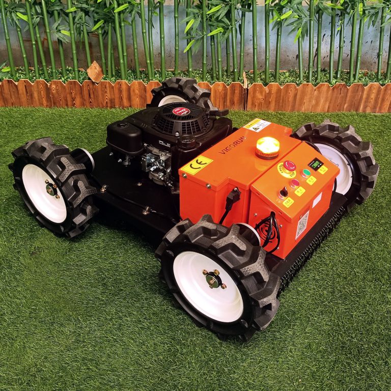 best quality wireless radio control robot mower for hills made in China