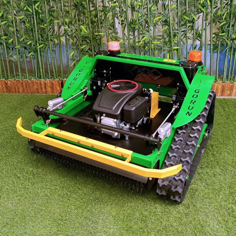 Vigorun VTLM800 RC track-mounted lawn mower trimmer for sale made by Vigorun Tech