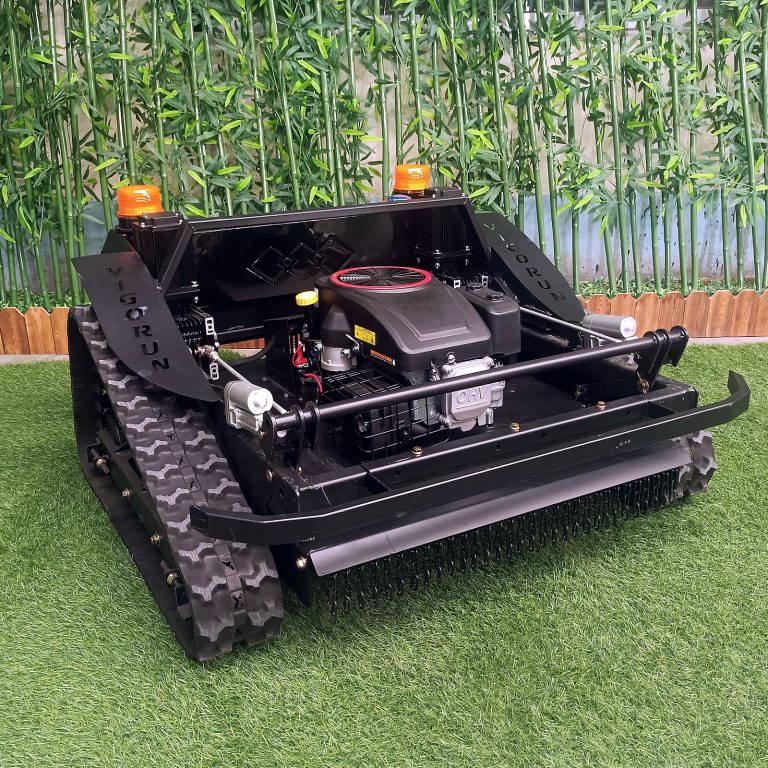 Vigorun VTLM800 remotely controlled track lawn mower robot for sale made by Vigorun Tech