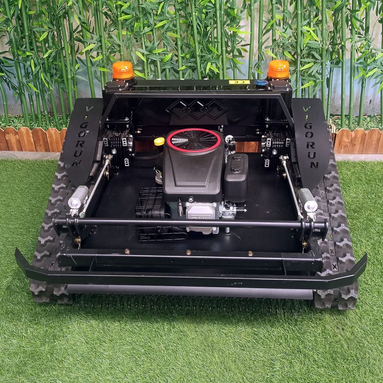 Vigorun VTLM800 wireless radio control crawler mowing robot for sale made by Vigorun Tech