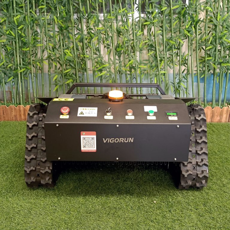 Vigorun VTLM800 remote control rubber track slasher mower for sale made by Vigorun Tech