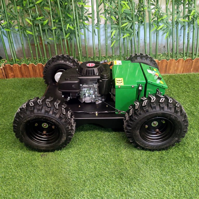 best quality cordless industrial remote control lawn mower made in China