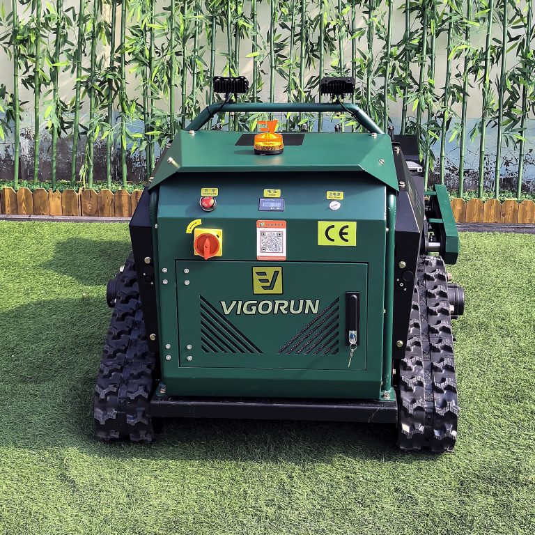 utility agriculture gasoline powered disk rotary low power consumption remote control flail mulcher