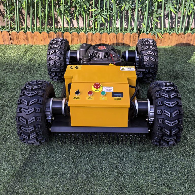 factory direct sales low wholesale price China roadside wireless radio control lawn mower robot